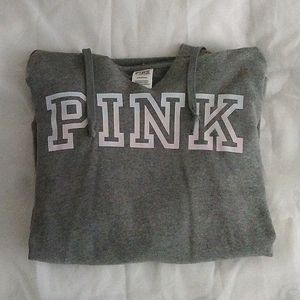 VS PINK Oversized Grey Hoodie (Size S)
